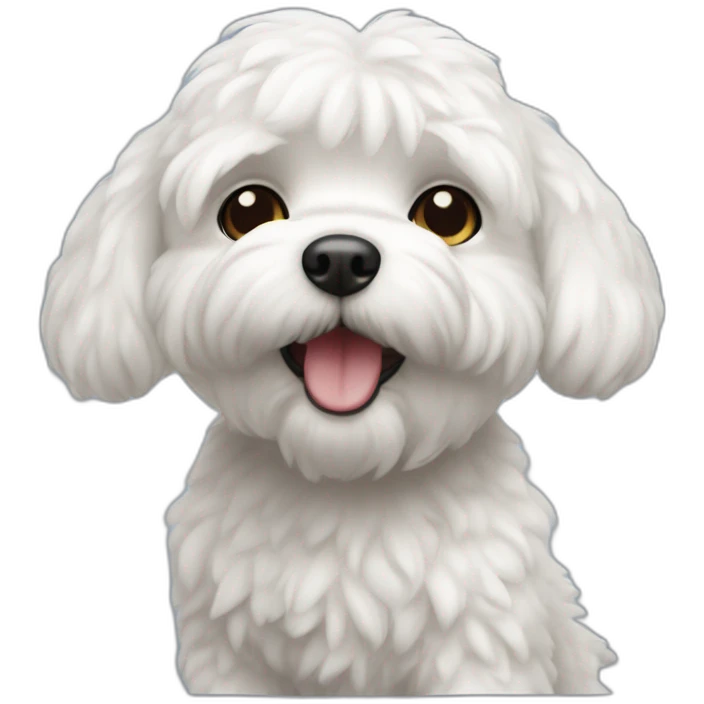 Bichón maltés emoji
