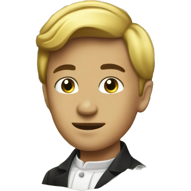 Rich boy in old money style emoji
