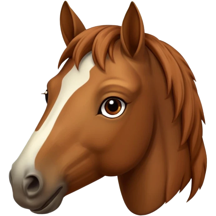 Horse face emoji