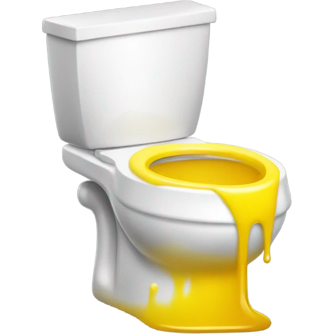 A toilet full of a yellow liquid   emoji