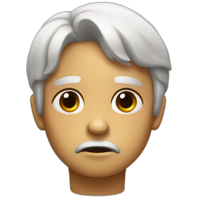 tired sad emoji