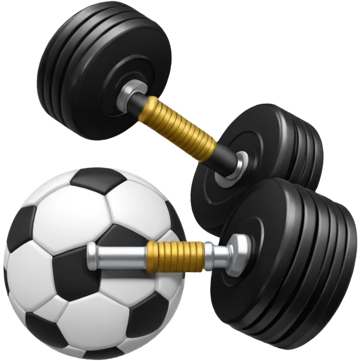 Dumbbell and ball emoji