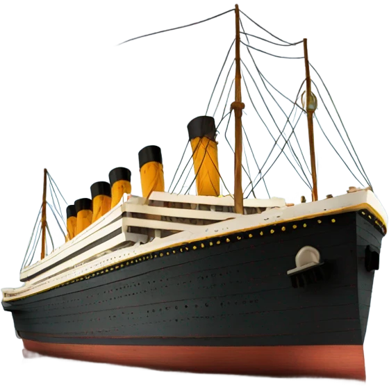 The titanic ship emoji