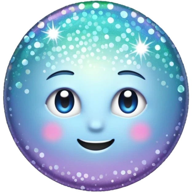 Glitter silent killer emoji