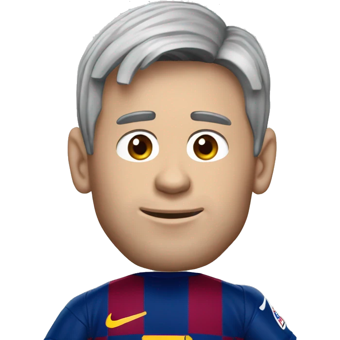 Andres Lionel Messi At Barcelona FC emoji