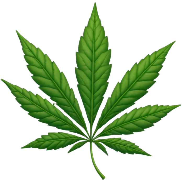 Weed leaf emoji