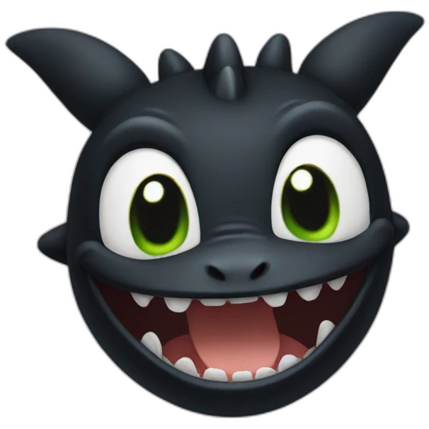Toothless emoji