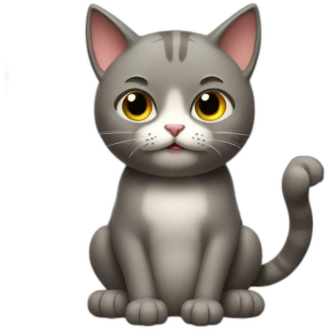 sad cat with thumbs up emoji