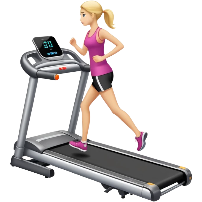 Modern treadmill  emoji