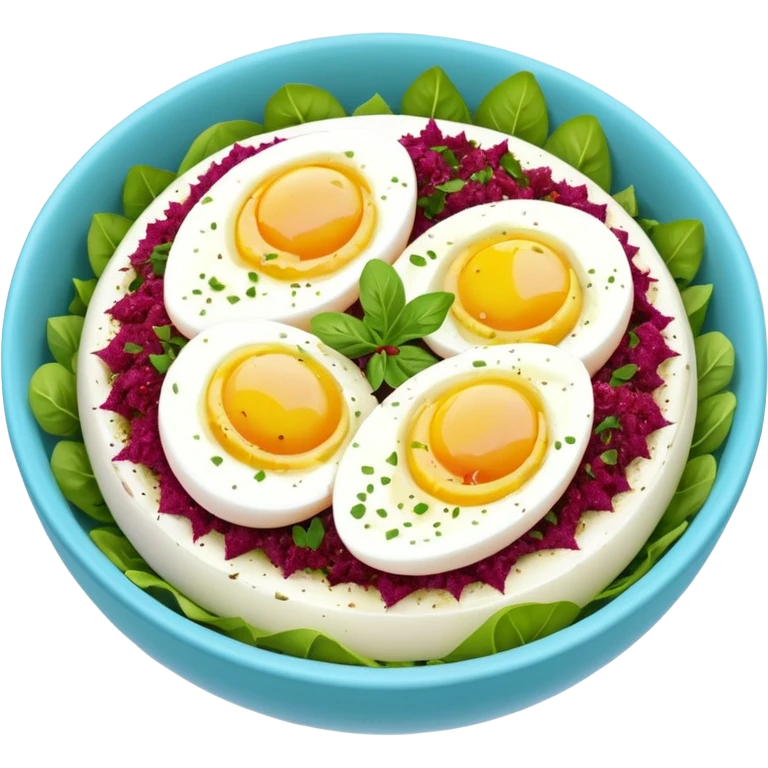 Egg, Labneh and Sumac Salad Bowls
 emoji