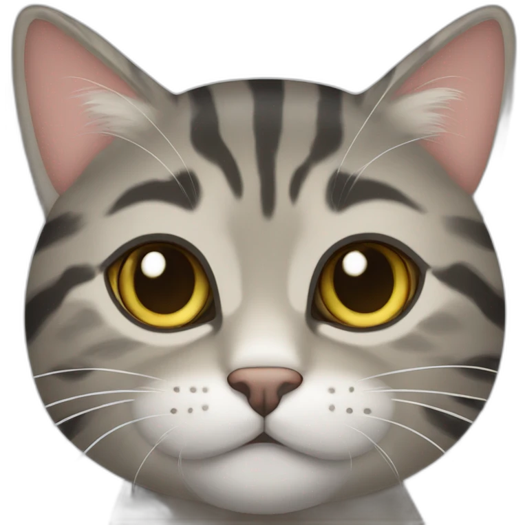 mackerel tabby cat emoji