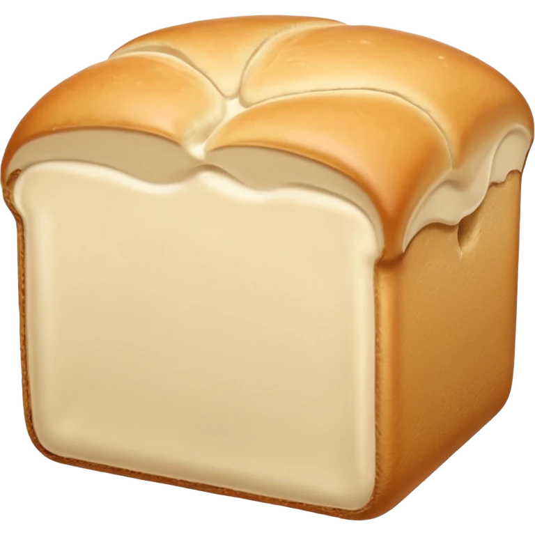 small block or cube of fresh baker’s yeast, pale beige color, smooth and slightly crumbly texture, neat but softly pressed shape with faint lines or cracks suggesting moisture and softness, no packaging, bowl, or extras, soft lighting, subtle shadows, emoji scale emoji