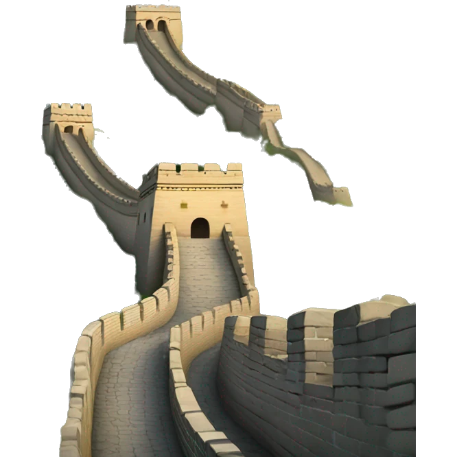 great wall of china emoji