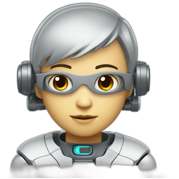 Human ai robot emoji