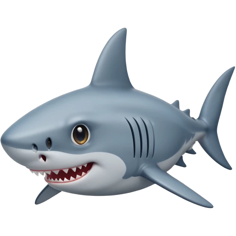 Shark with stars in the eyes emoji