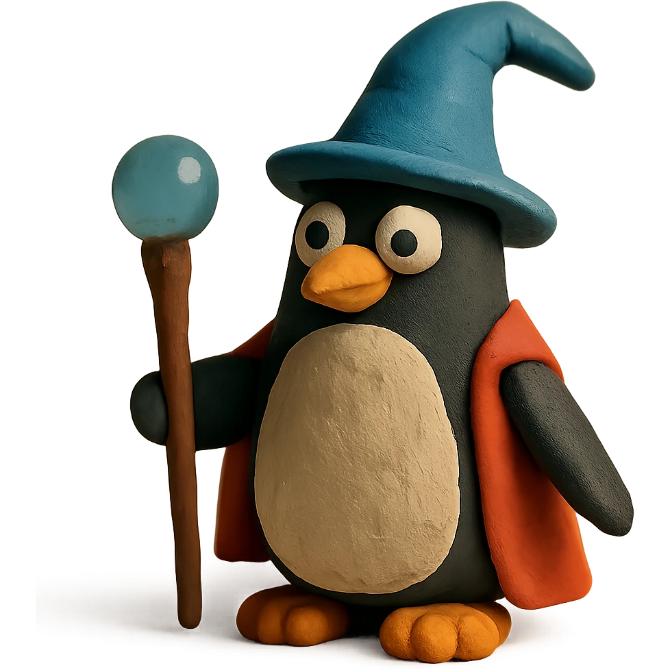 penguin wizard emoji