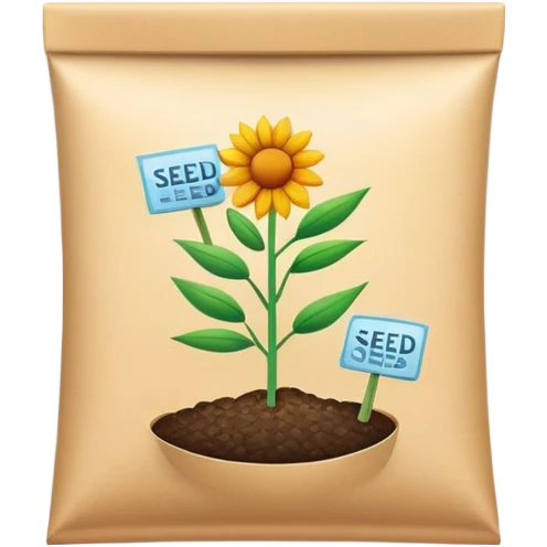 Seed packet emoji
