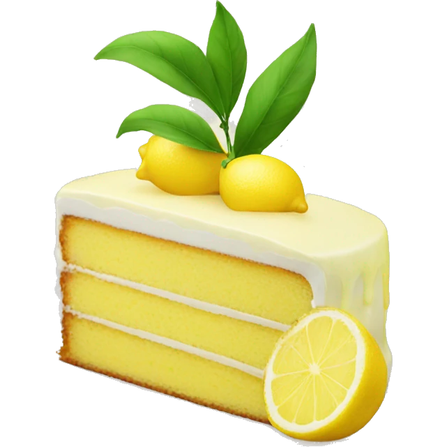 Lemon cake emoji