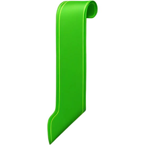 green bookmark  emoji