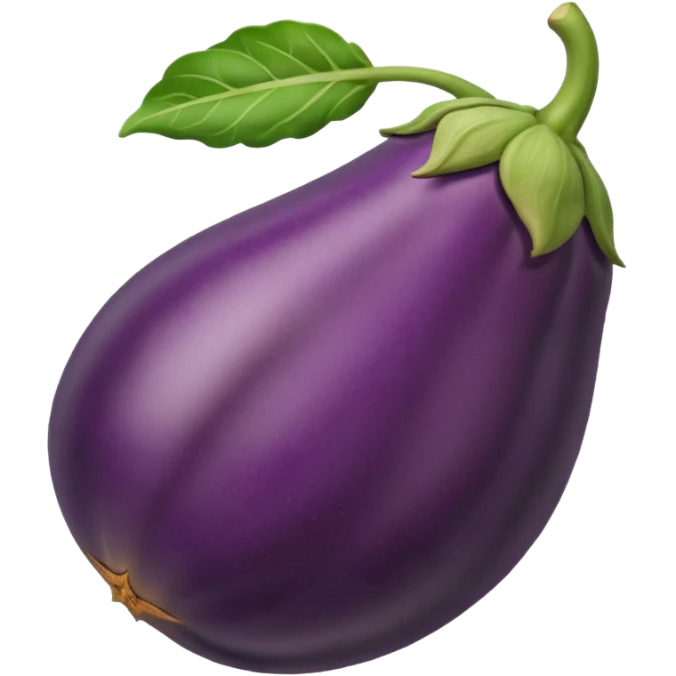 Eggplant with peach emoji