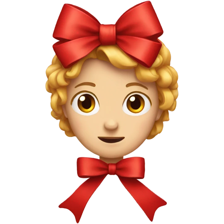 Red bow  emoji