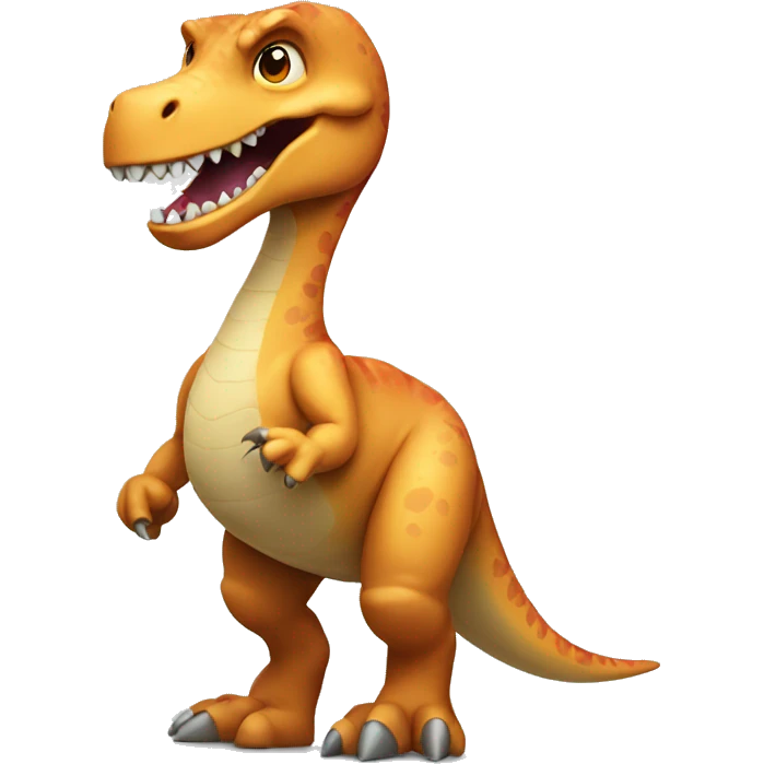 make a cool dinosaur emoji