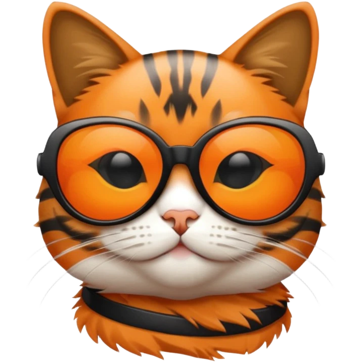 Cat wearing sunglasses emoji
