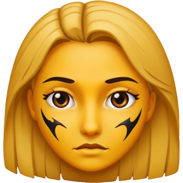 face scar woman emoji