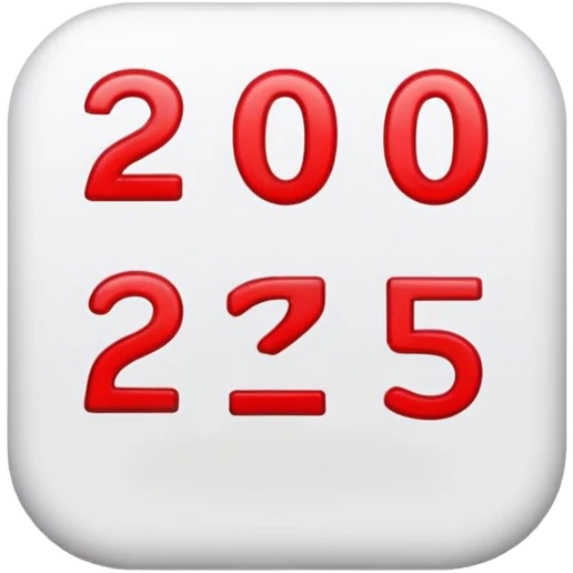 the red undelined "100 points" emoji, but with "20" instead of "100" emoji