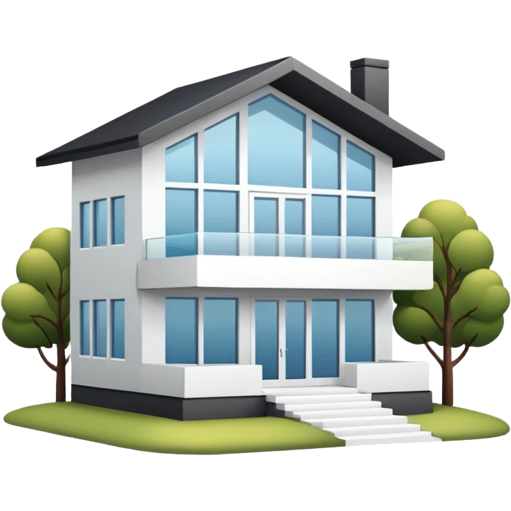 modern house  emoji