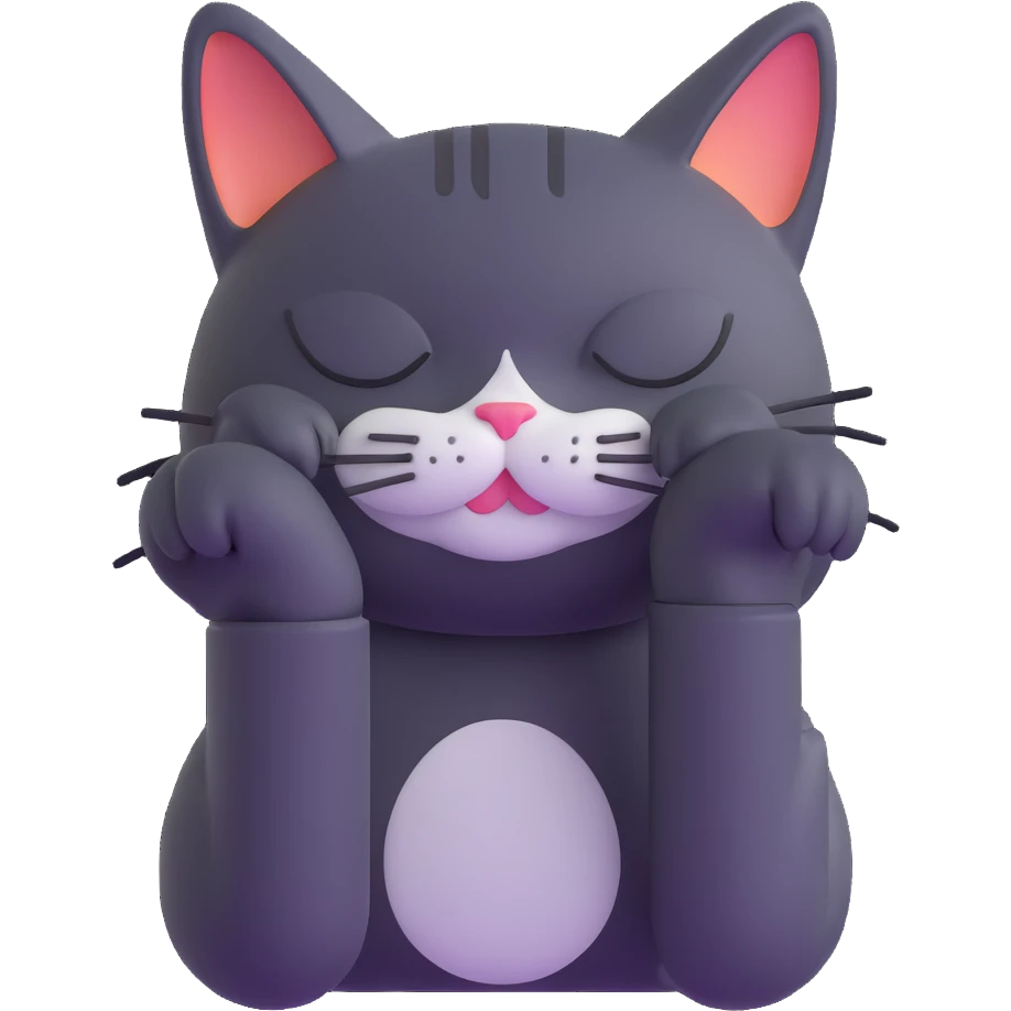 sleepy cat emoji
