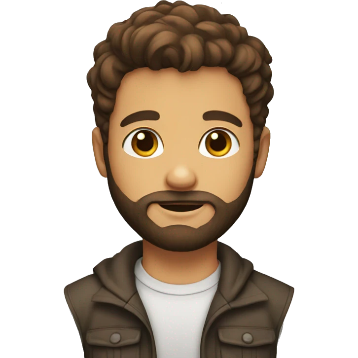 A boy with beard  emoji