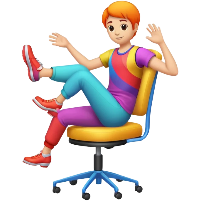 Sit and spin emoji