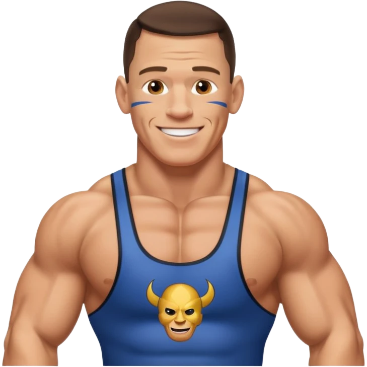 wwe wrestler john cena  emoji