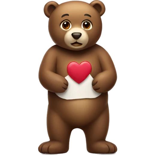 love bear  emoji