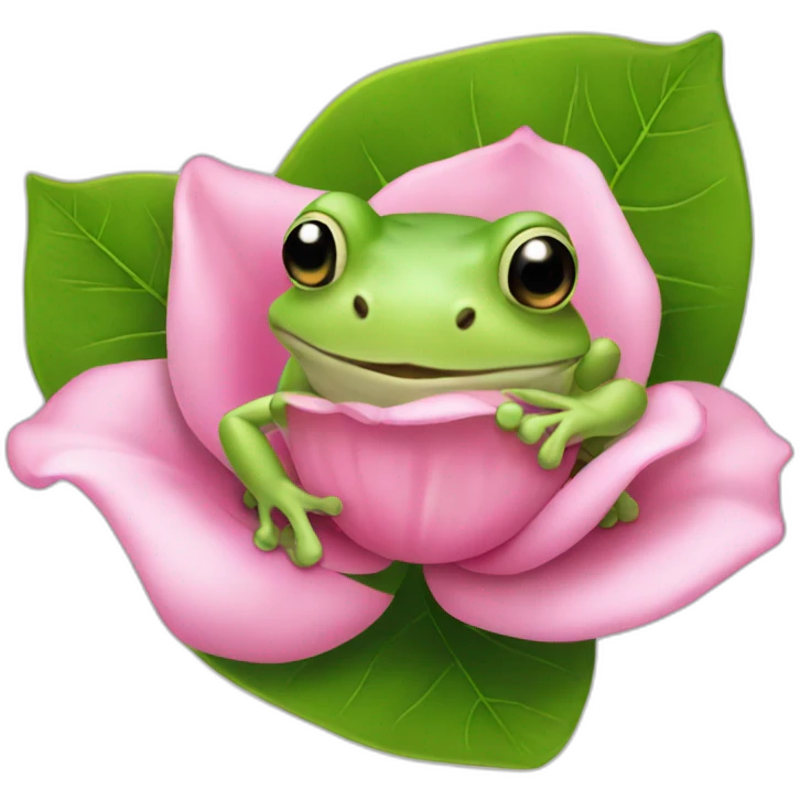 Grenouille-rose emoji