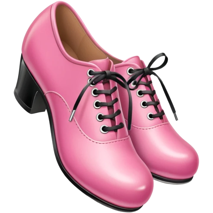 pink tap shoes emoji