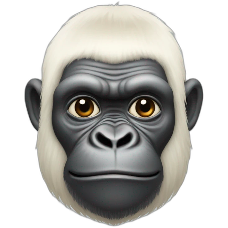 gorilla albinism emoji