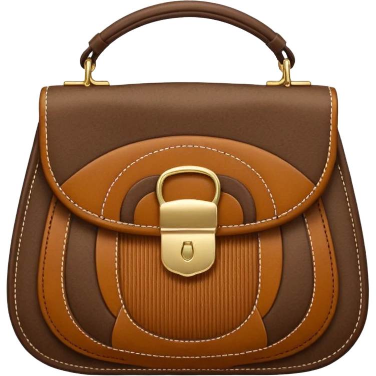 Purse with corduroy texture ribbed emoji