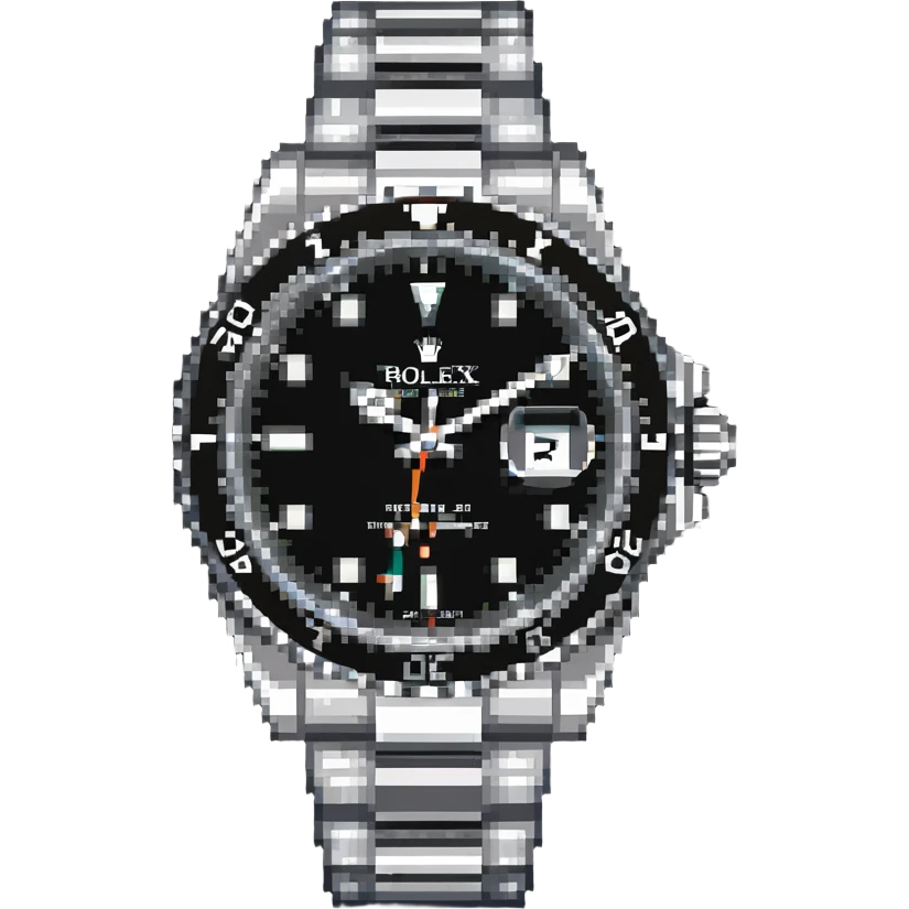 guy with Rolex watch emoji