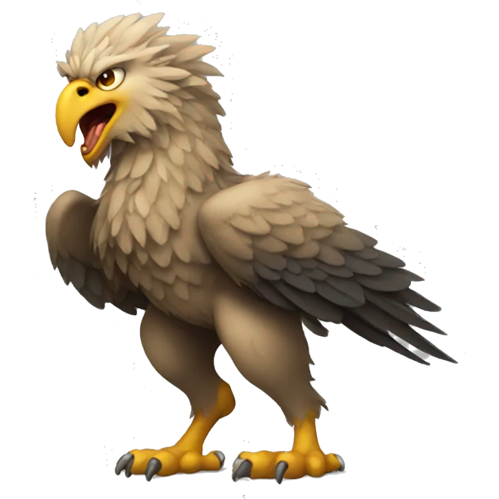 Griffin angry full body emoji