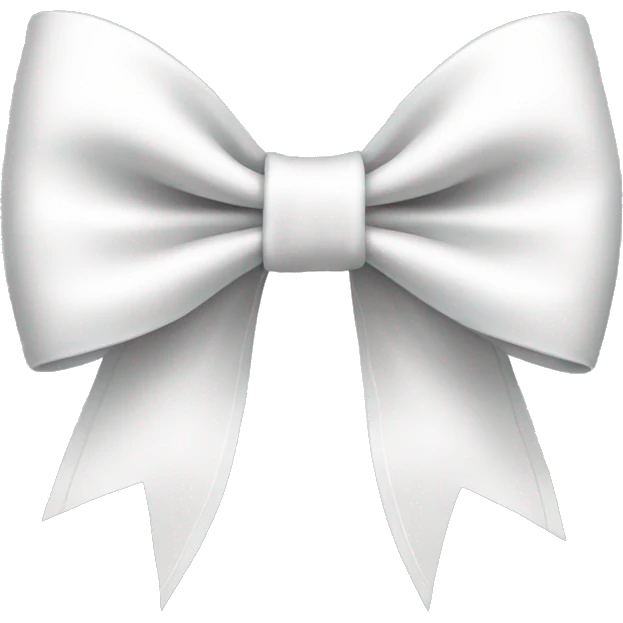 white bow emoji
