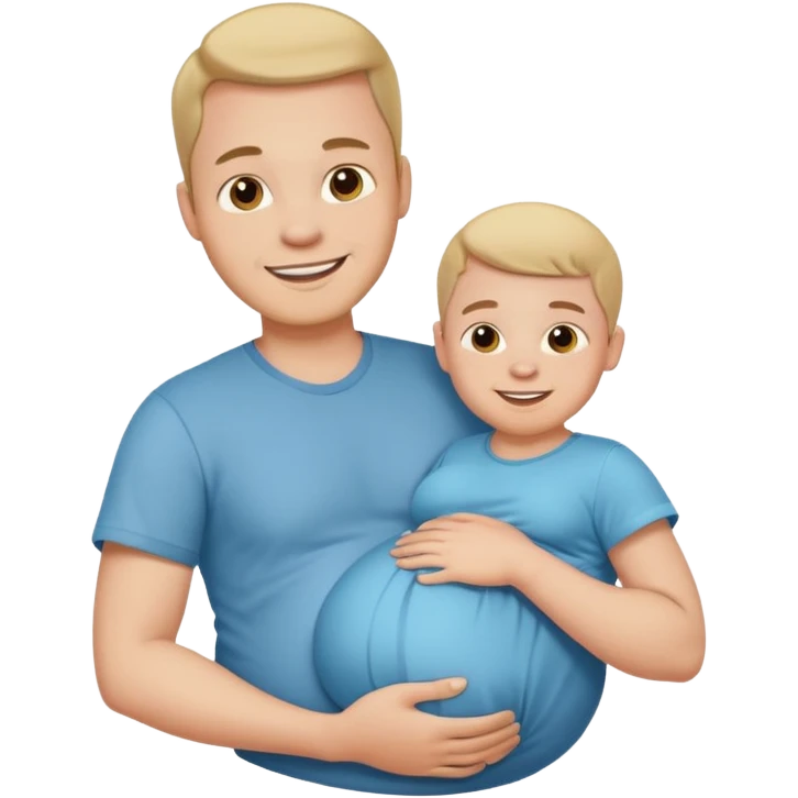 Pregnant man emoji