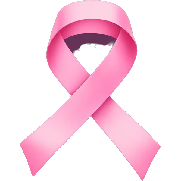 Pink ribbon emoji