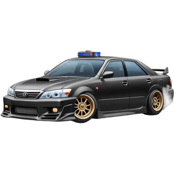 тойота Марк 2 JZX100 в дрифте emoji