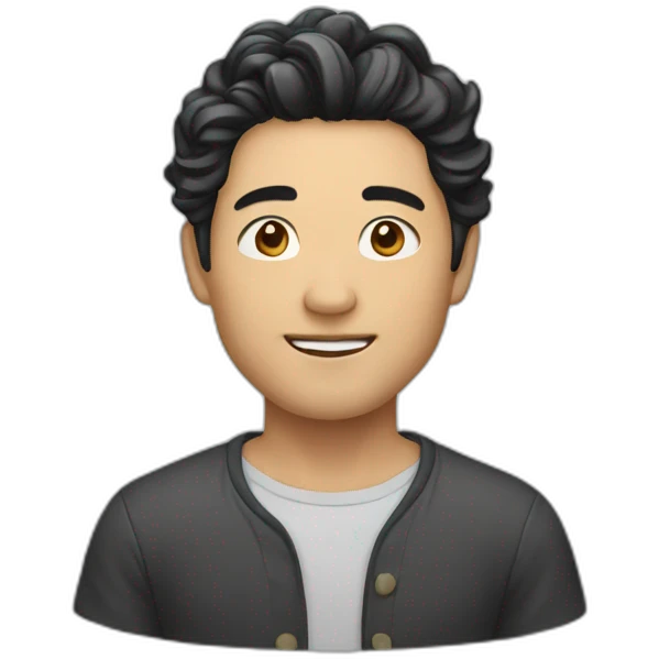 chinese-man-wavy-hair emoji