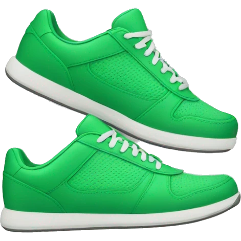 green sneakers emoji
