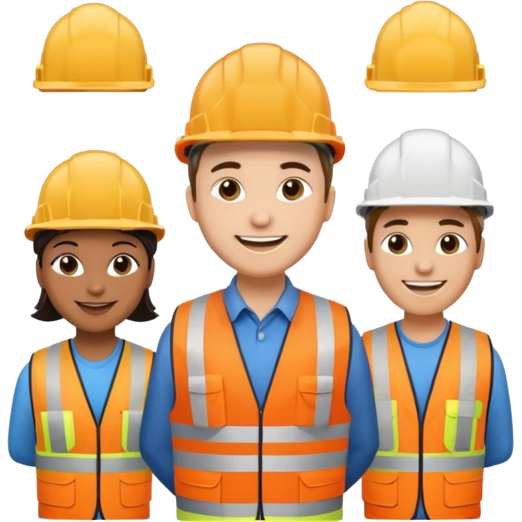 group of railway engineers emoji
