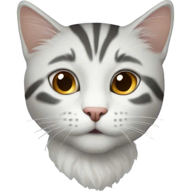 Кошка белая с голубыми глазами emoji