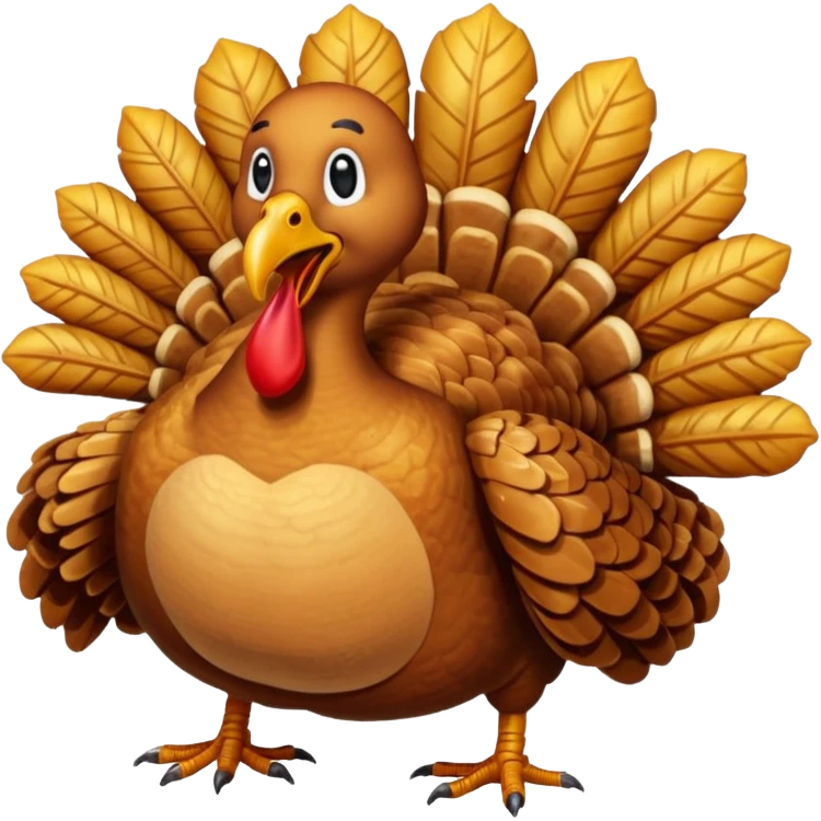 Thanksgiving turkey.  emoji
